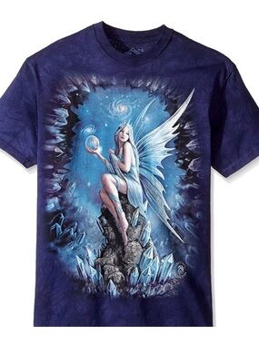 🧚‍♀️ NWOT 3XL The Mountain, Stargaze Graphic Tee, feat. artwork by Anne Stokes